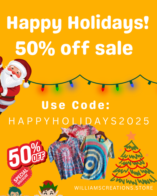 50% off for the holidays!