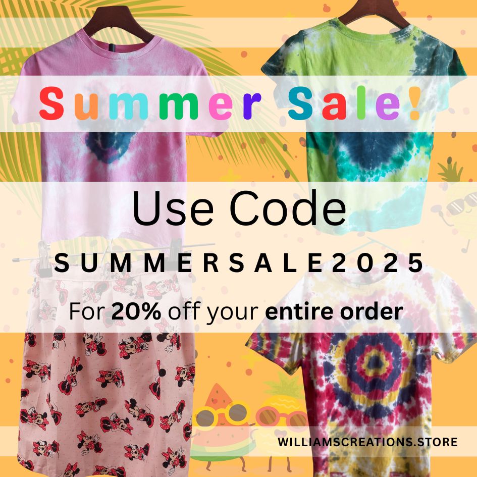 Summer sale use code summersale2025 for 20% off your entire order
