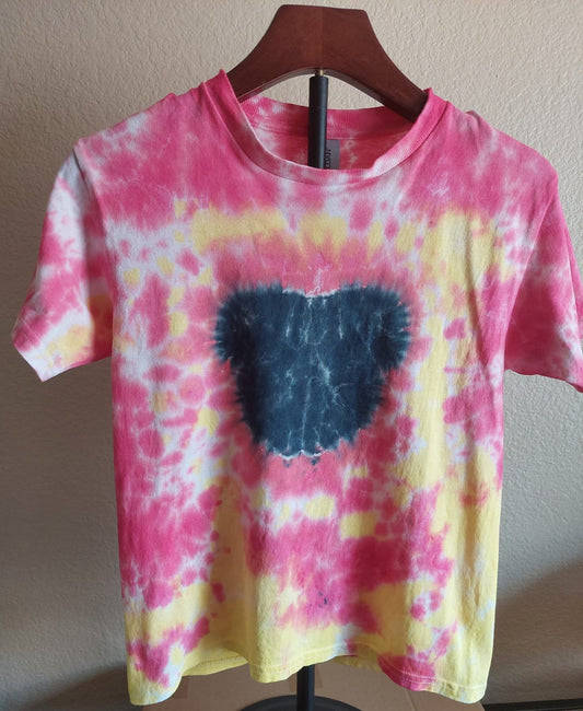 Mousey youth small or medium pink or green tie dye tie dye t-shirt